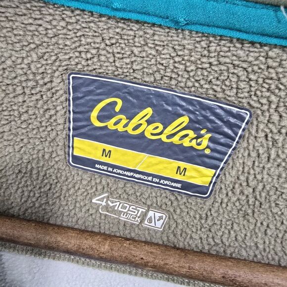 Cabelas Hoodie Womens Medium Camo Zone Western Zip Sweatshirt Jacket Grassland - Picture 3 of 12